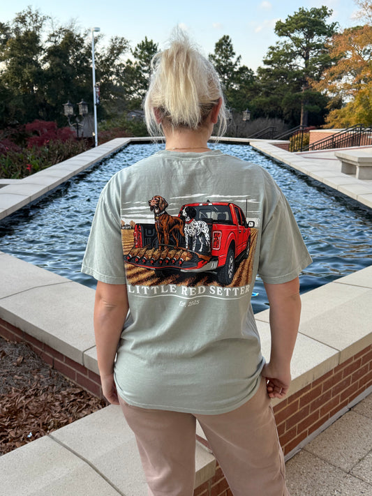 Little Red Setter T-Shirt Design #T008 Pheasant Limit