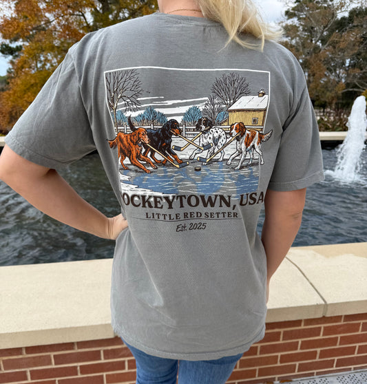 Little Red Setter T-Shirt Design #T010 Hockeytown USA