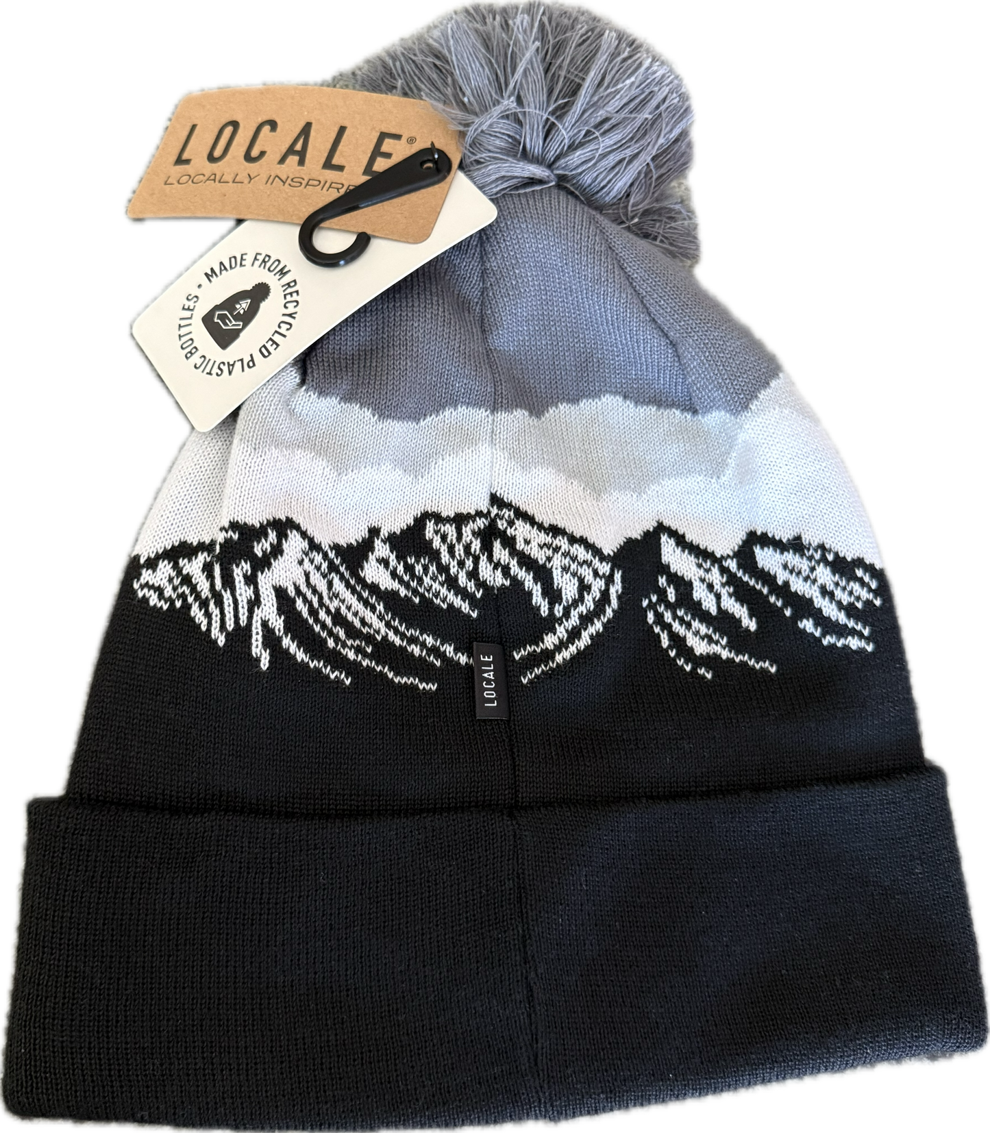 Little Red Setter Embroidered Black Misty Peaks Locale Grand Recycled Beanie