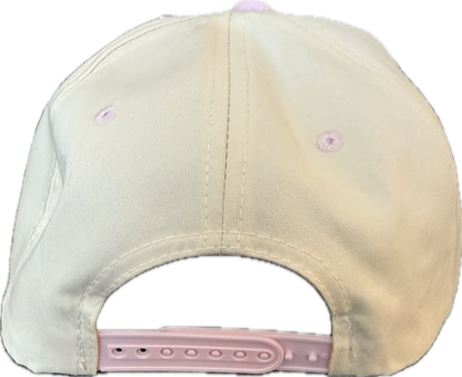 Little Red Setter Embroidered Pink Otto Mid Profile Baseball Cap