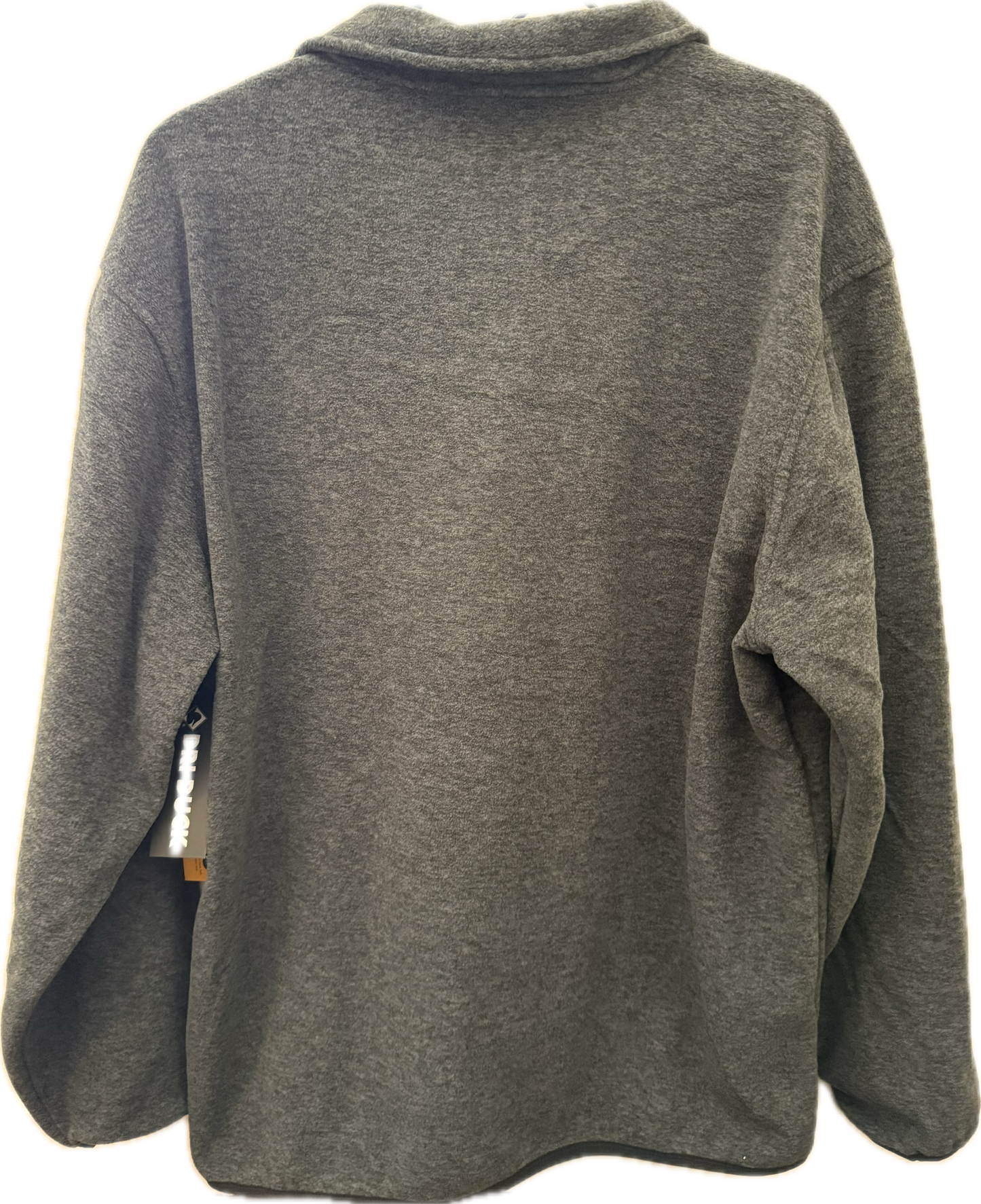 Little Red Setter Embroidered Dri Duck Men's Denali Fleece Charcoal Pullover