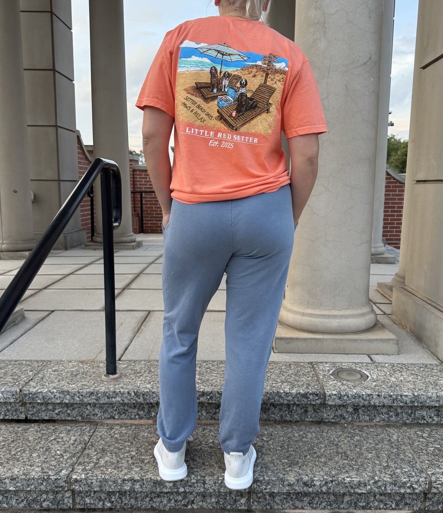 Little Red Setter Unisex Sweatpants (Blue Jean)