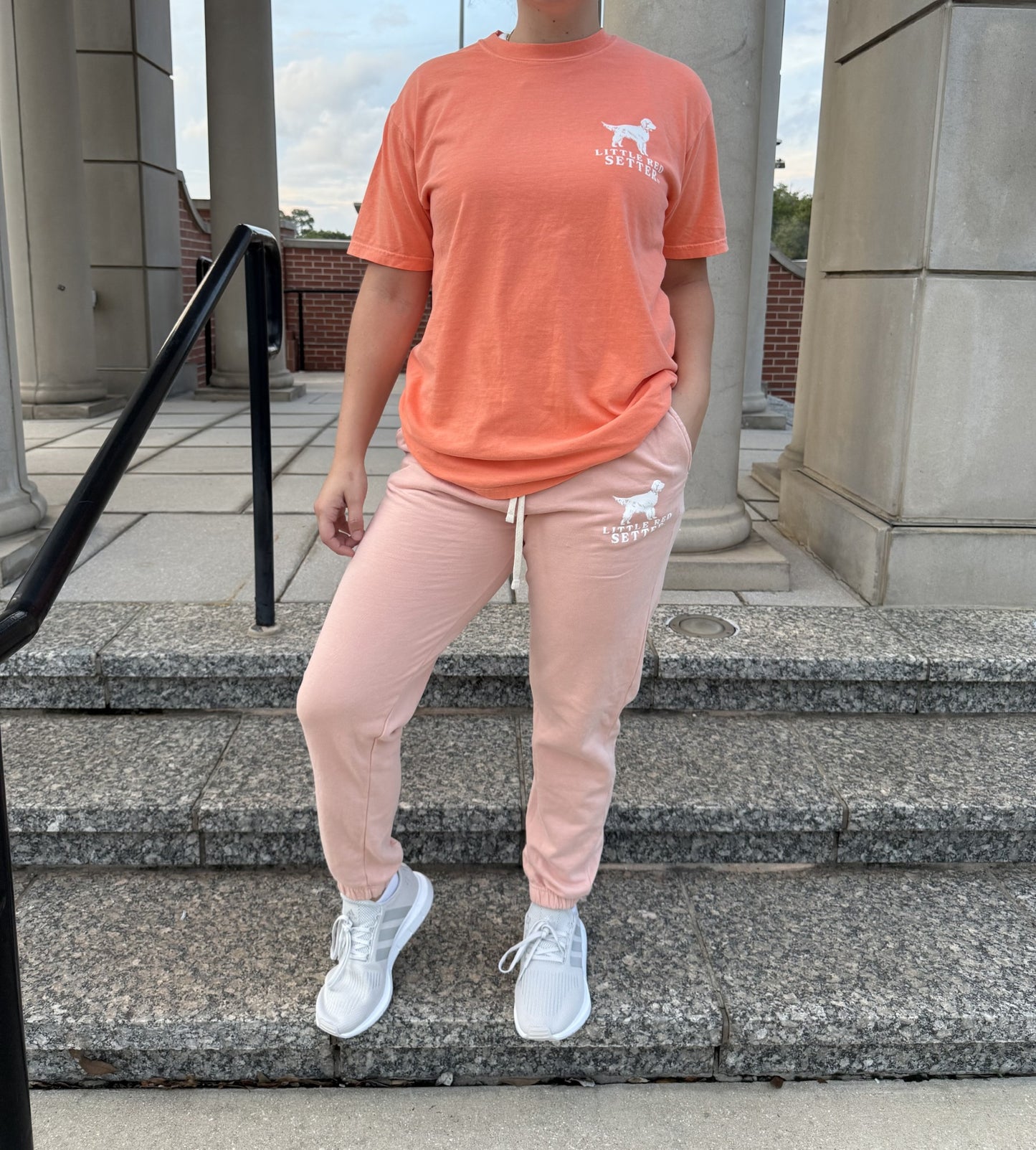 Little Red Setter Unisex Sweatpants (Peachy)